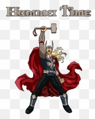 Full Size Png Image - Thor With Hammer Comic,Thor's Hammer Png