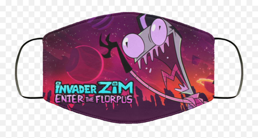 Invader Zim Enter The Florpus Face Mask - Power Rangers Invader Zim Png,Invader Zim Png