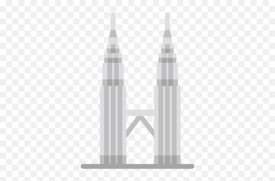 Petronas Twin Tower - Free Monuments Icons Twin Tower Malaysia Icon Png,Twin Towers Png