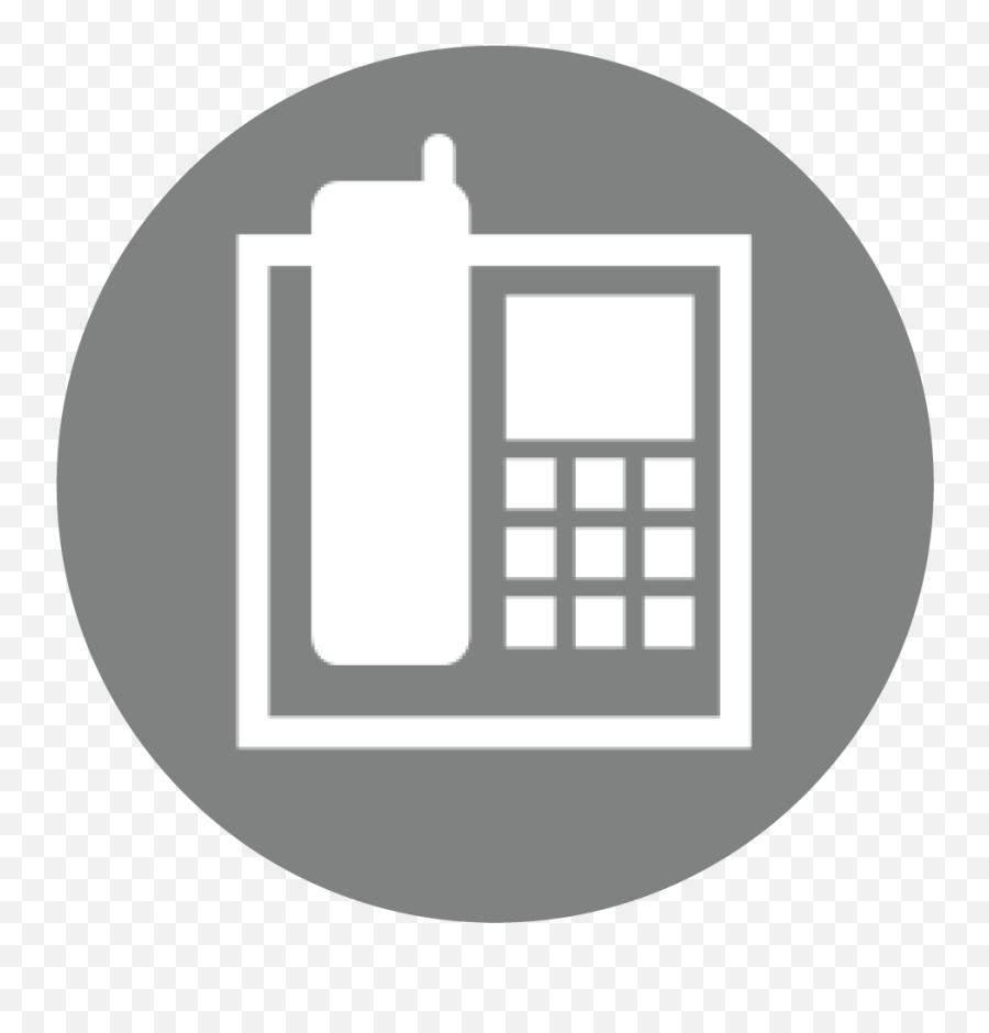 Phone Icon Clip Art - Vector Clip Art Online Office Phone Icon White Png,Phone Icon Png