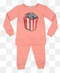 Pajama Png - Teela Coral 2 Piece Popcorn Pajama Set Tampa Bay Mutiny Away Jersey,Pajamas Png
