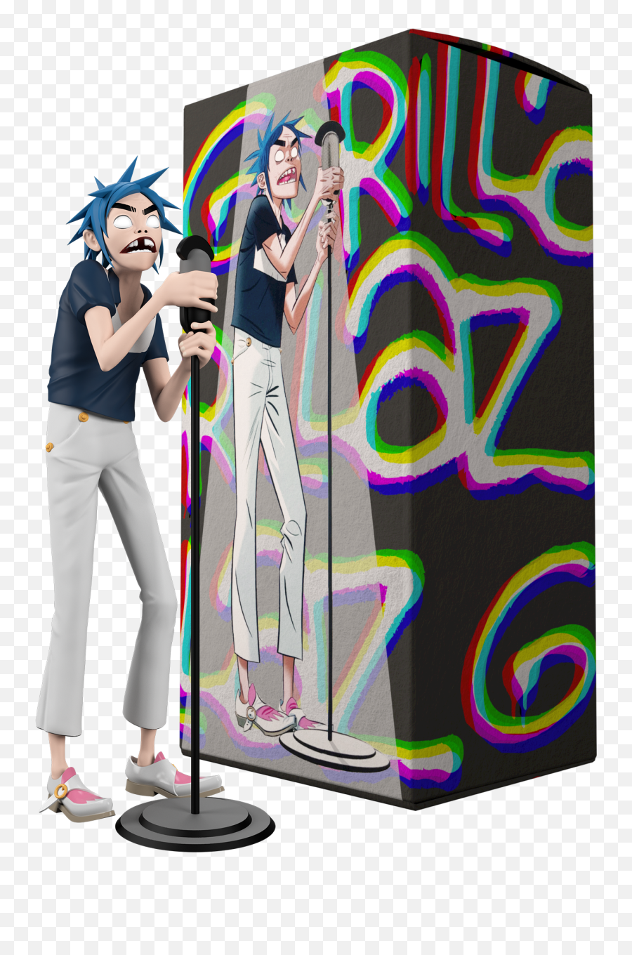 Gorillaz And Superplastic Partner To - Gorillaz 2d Figure Superplastic Png,Gorillaz Transparent