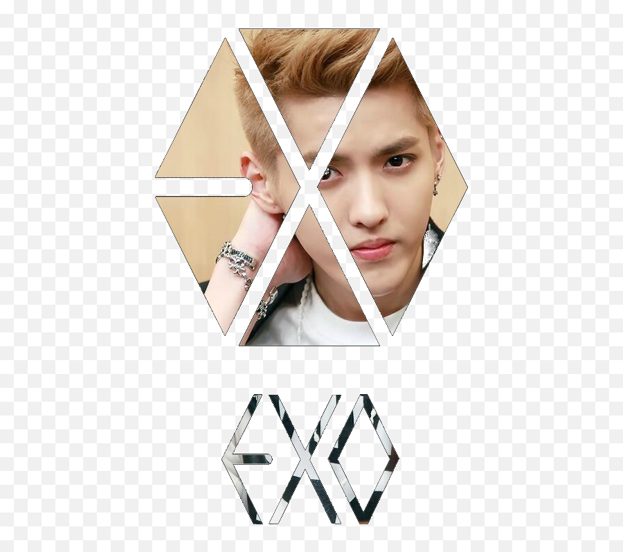 Exo - M Kris Picture Inside An Exo Logo Png By Exo,Exo Logo