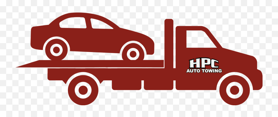 Only Icon Hpc Auto Towing - Vector Flat Bed Tow Truck Clip Art Png,Tow Truck Logo