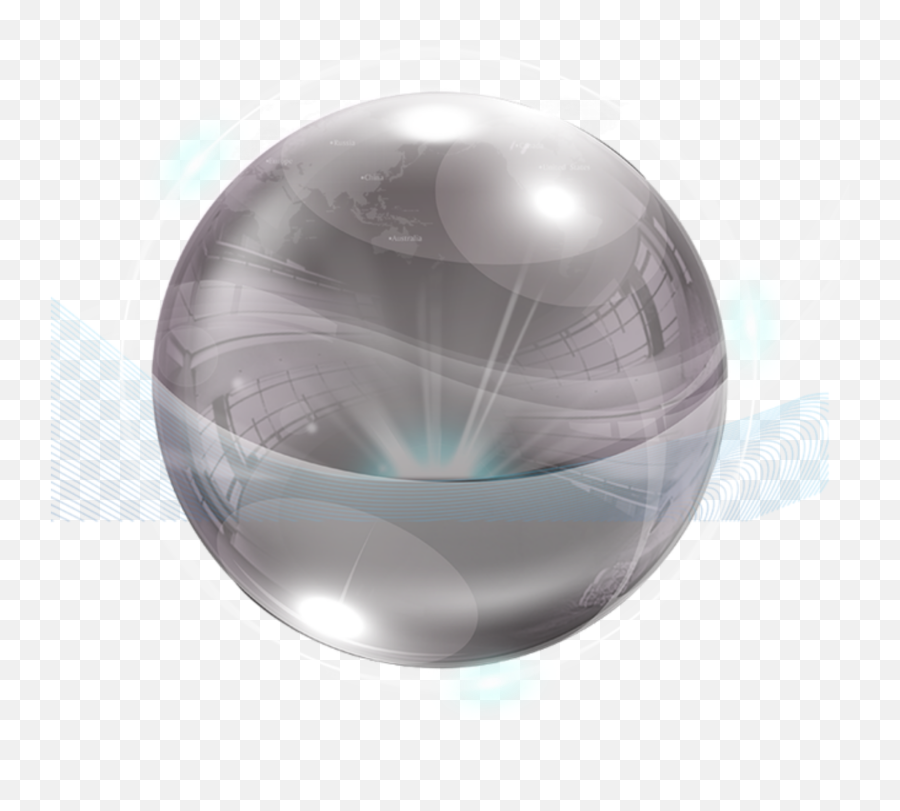 Mq Silver Crystal Crystalball Ball Sticker By Marras - Crystal Ball Png,Crystal Ball Transparent Background