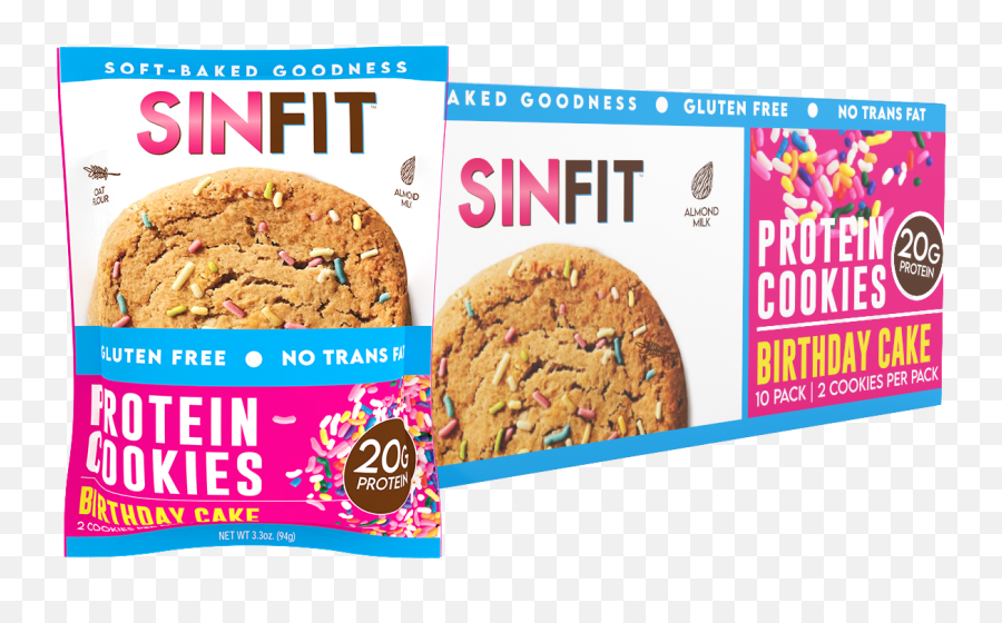 Sinfit - Bake Sale Png,Icon Meals Protein Cookie