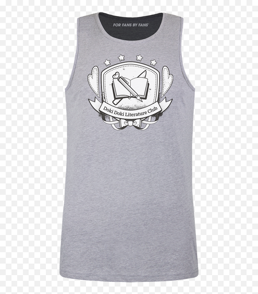For Fans By Fansddlc School Emblem Menu0027s Tank Top - Sleeveless Shirt Png,Doki Doki Literature Club Logo Png
