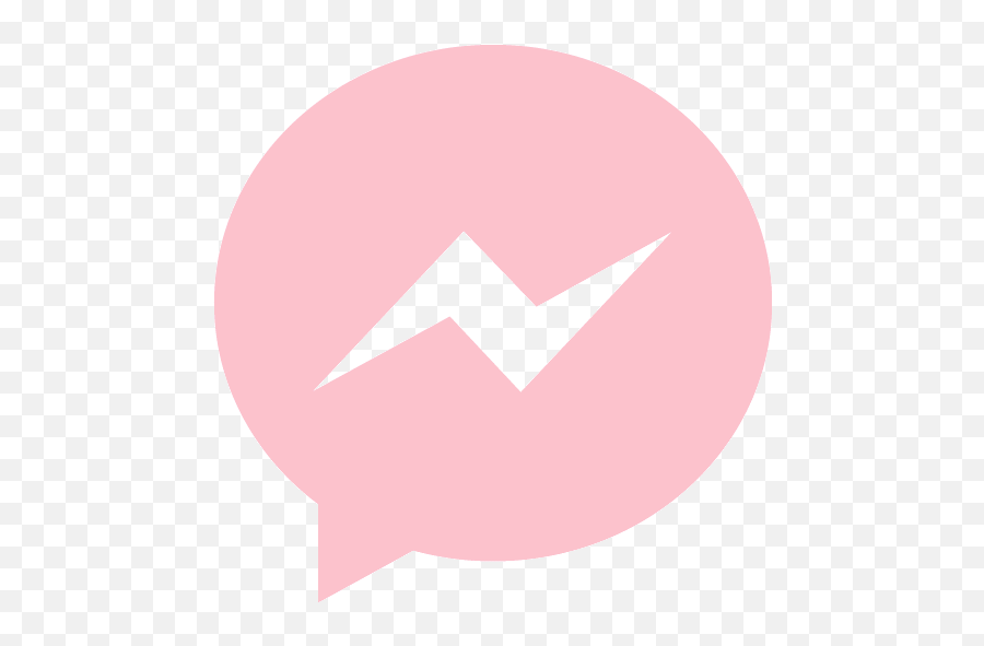 Pink Messenger Icon - Free Pink Social Icons Messenger Black Icon App Png,Download Icon Messenger