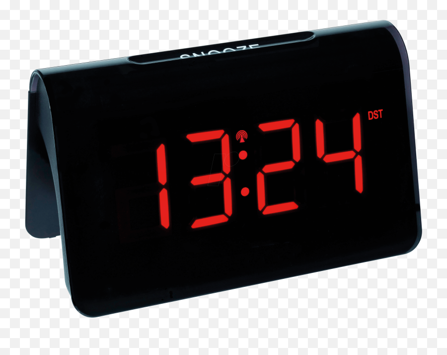 Radio Alarm Clock Black - Reiswekker Digitaal Png,Red Clock Icon