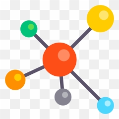 Chemistry Icon Png - Molecule