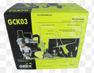 Grex Tritiumtg3 Airbrush Combo Kit - Scientific Instrument png