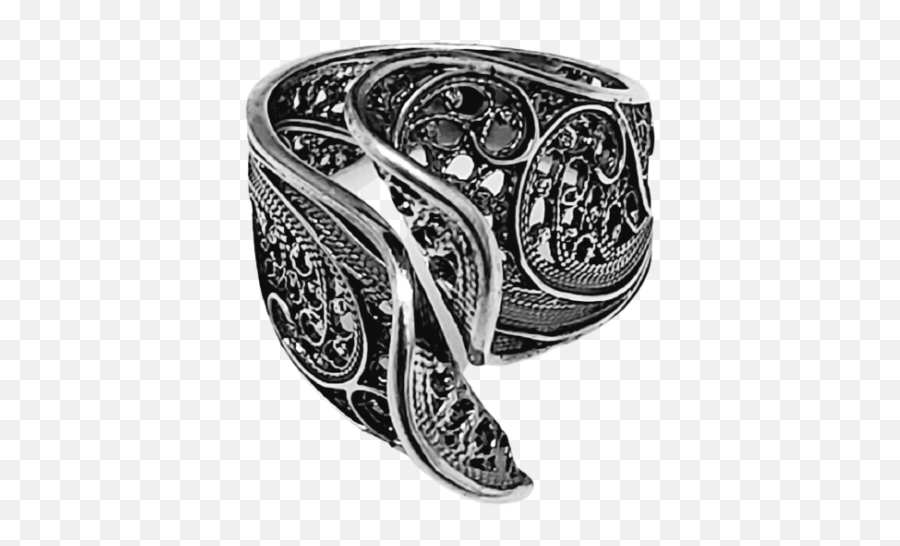 Silver Filigree Ring - Solid Png,Gucci Icon Rings