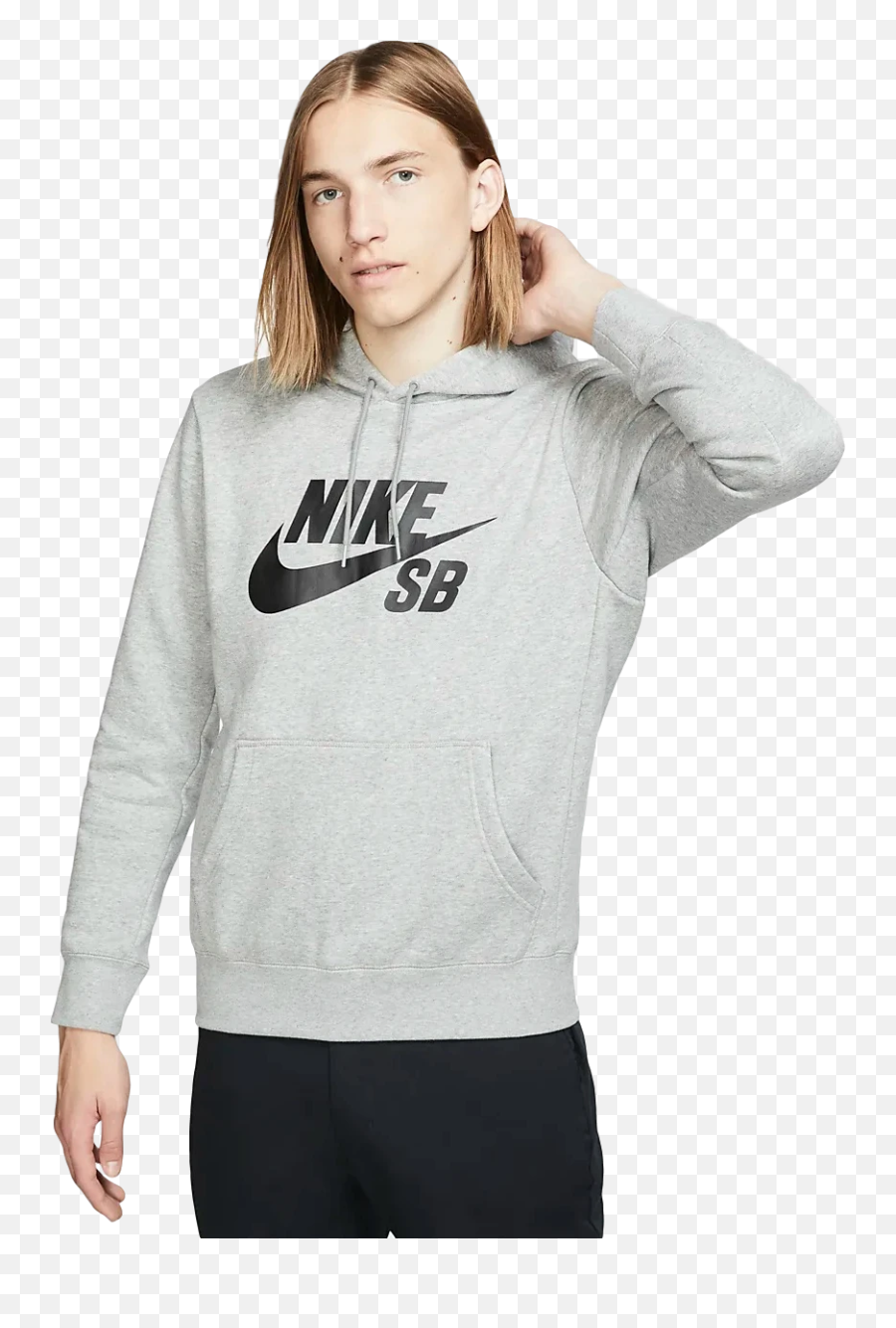 Nike Sb Icon Hoodie Heather Grey - Nike Grey Hoodie Sb Womens Png,Nike Sb Icon Full Zip Hoodie
