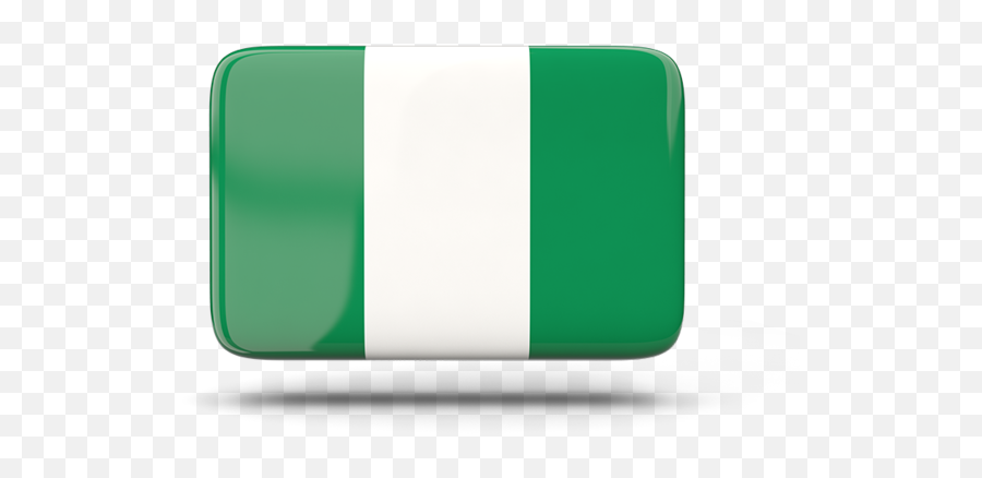 Rectangular Icon With Shadow - Nigeria Flag Square Png,Nigeria Flag Icon