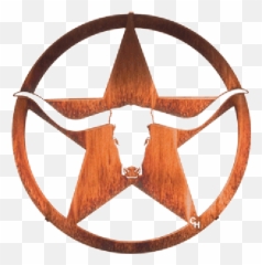 Metal Wall Sculpture Western Art - Star Clipart png