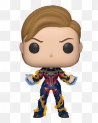 Pop Marvel Avengers Endgame Captain With New Hair Gamestop - png