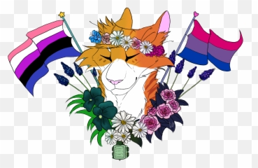 Thiscatisonfire Pride U200d - Decorative png