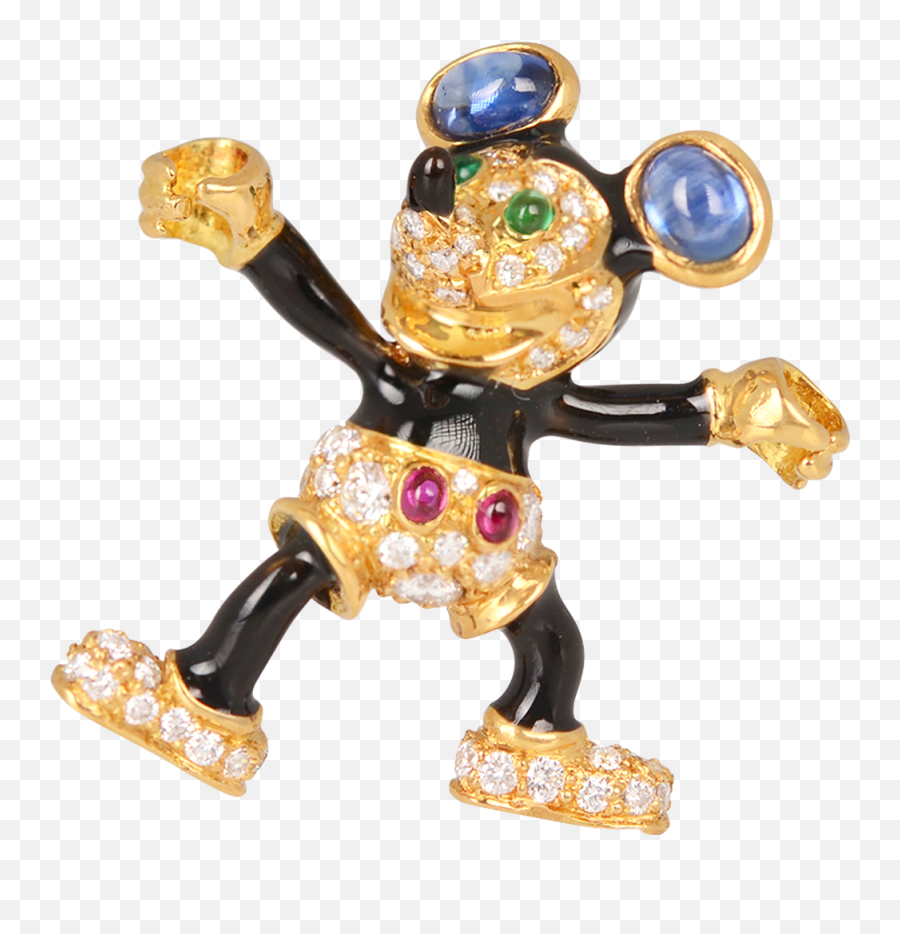 Gem - Set U0027mickey Mouseu0027 Brooch Happy Png,Disney Mickey Mouse Icon Serving Set