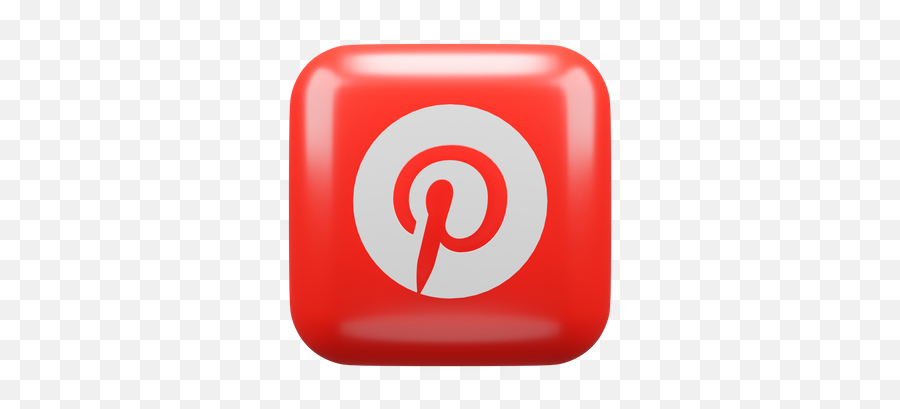 Free Pinterest Logo 3d Illustration Download In Png Obj Or - Language,Pinterest Icon Image