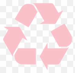 Pink Recycle Sign Icon - Free pink icons Recycle White Icon Png