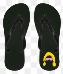 Flair Silhouette Flip Flops - Medium u2013 The Ric Shop png