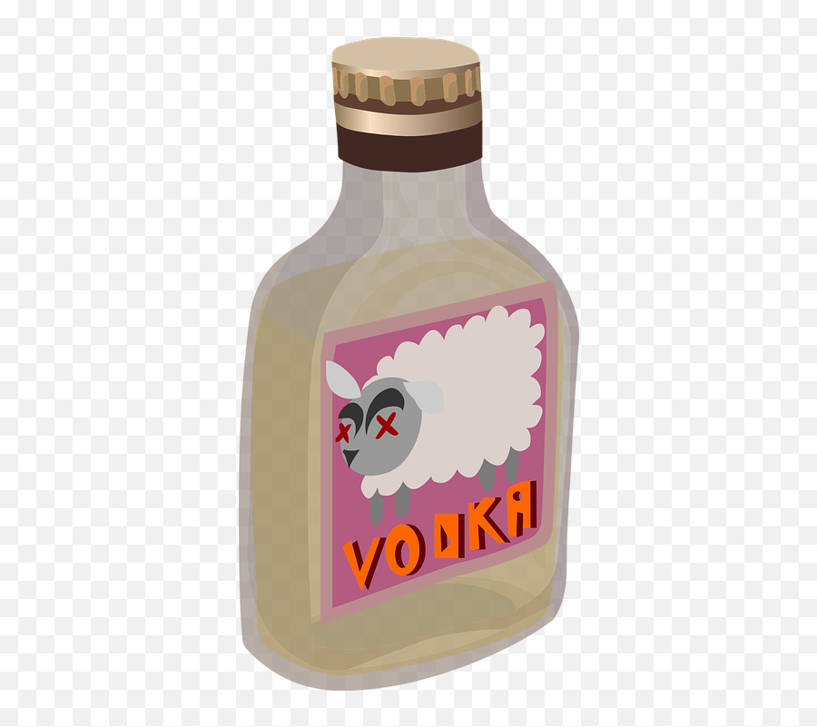 Vodka Bottle Alcohol - Free Vector Graphic On Pixabay Cartoon Vodka Bottle Png,Vodka Bottle Png