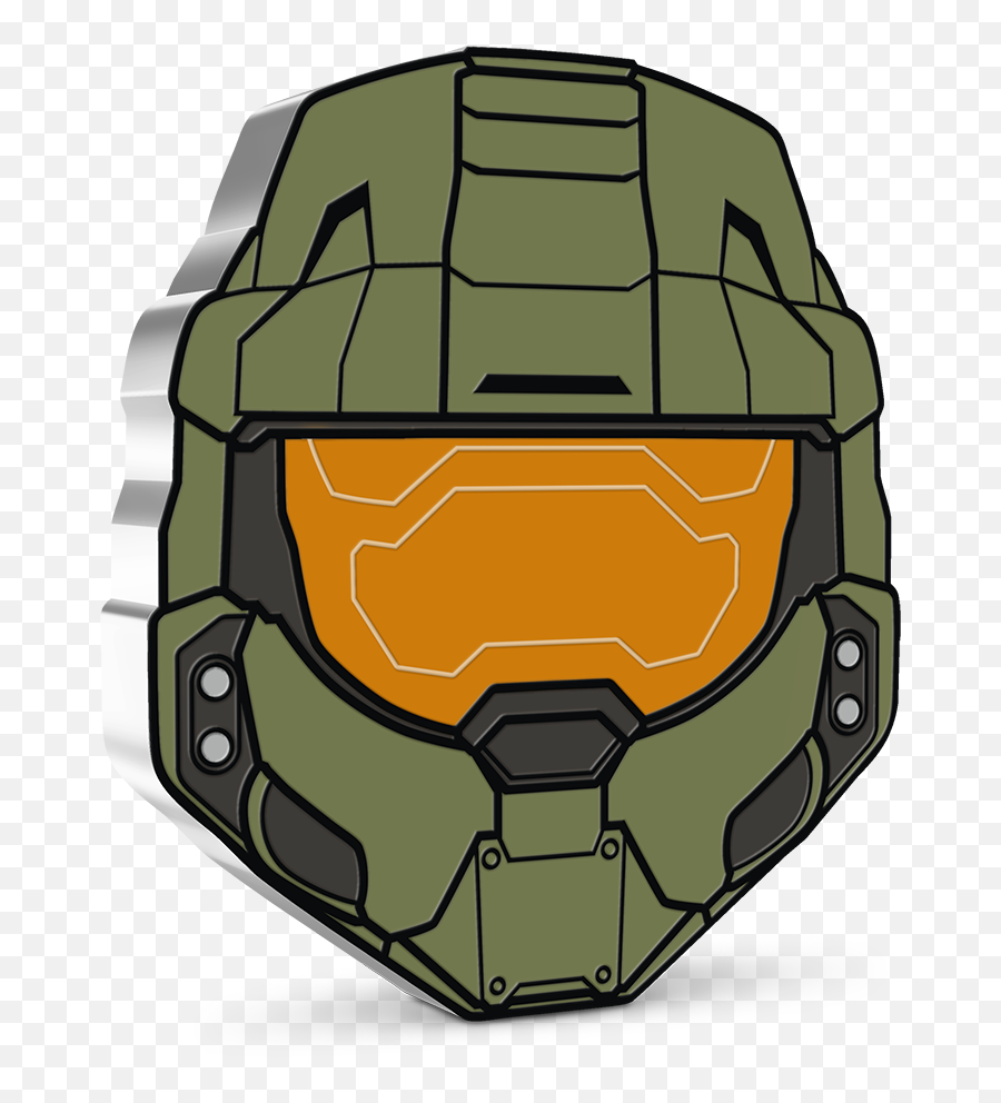 Halo Master Chief Helmet 1oz Silver Coin - Halo Master Chief Helmet Png,Icon Mainframe Halo