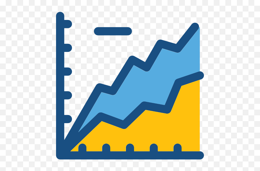 Line Chart - Free Business Icons Horizontal Png,Line Chart Icon