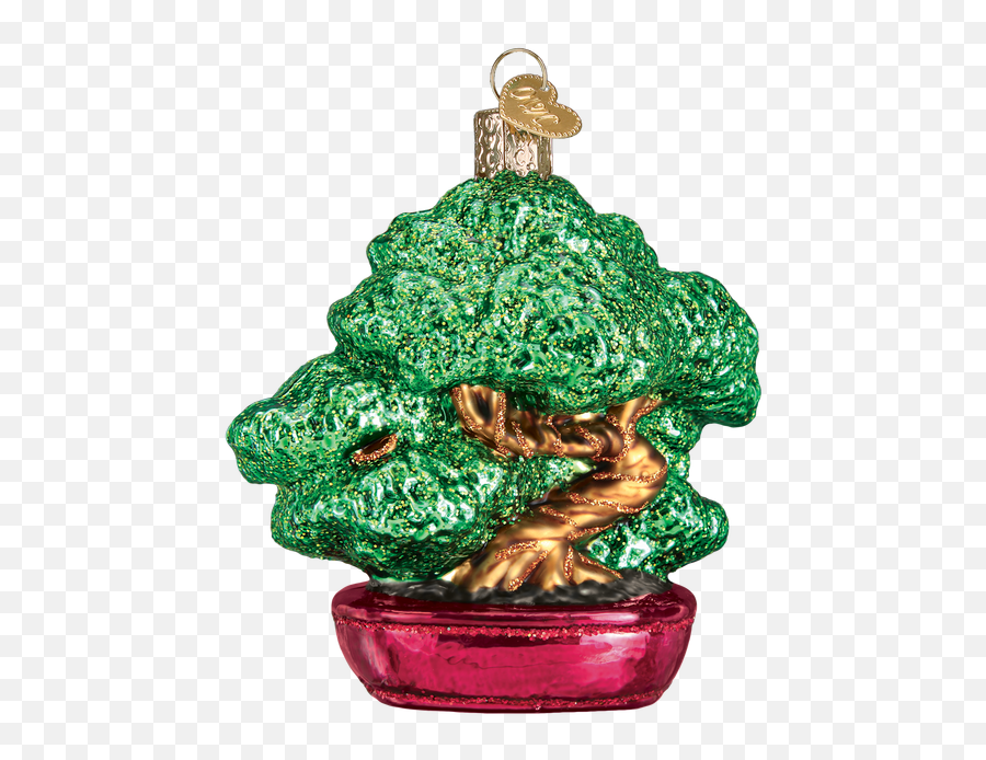 Bonsai Tree Glass Ornament - Bonsai Png,Bonsai Tree Png