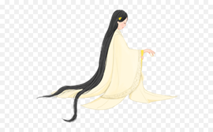 Free Online Women Characters Long Hair Vector For - Illustration Png,Women Hair Png