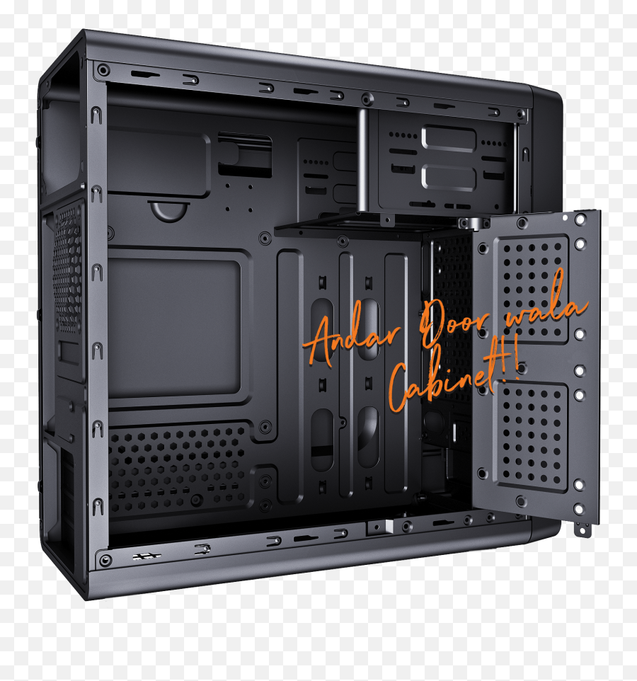 Fingers Opulent Pc Cabinet With Exclusive Flipping Door - Fingers Opulent Cabinet Png,Fan Icon On Computer Case