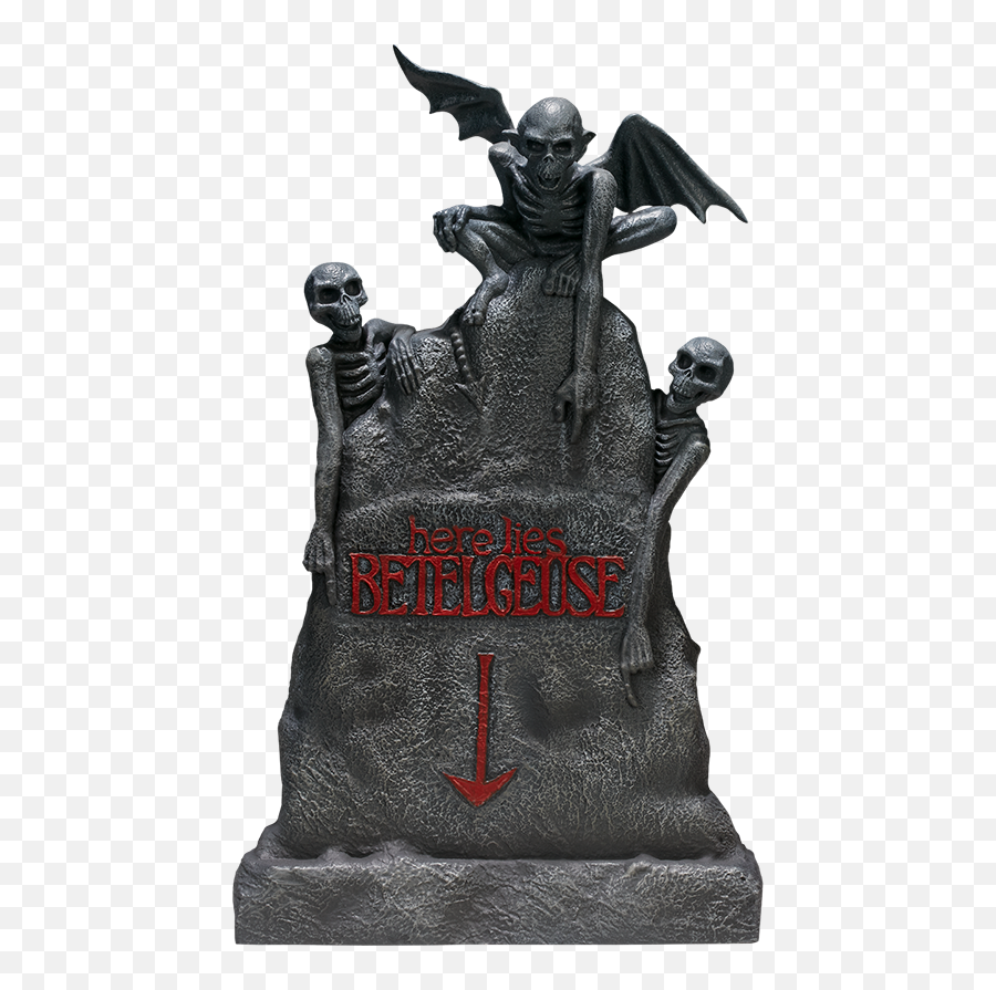 Beetlejuice Tombstone Sixth Scale Figure Related - Statue Png,Gravestone Transparent