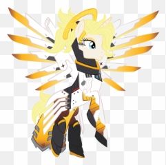 Download Hd Violetfeatheroficial Crossover Mercy - Overwatch Art Style Character Png,Mercy Png
