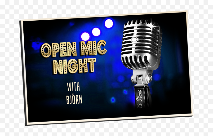 Open Mic Night Png