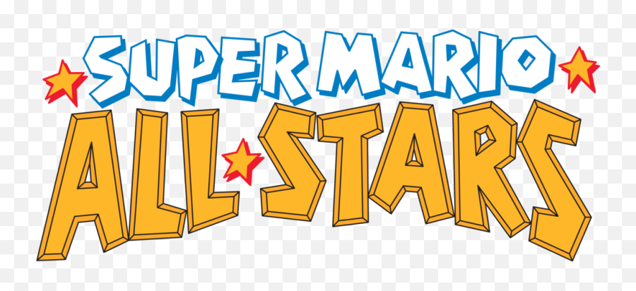 Super Mario All - Stars Snes Supermario4ever Blog Super Mario All Stars Logo Png,Mario Star Png