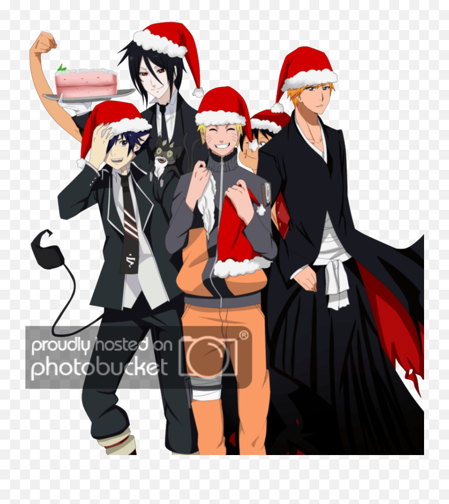 Download Naruto And Rin Okumura - Merry Christmas Anime Transparent Png,Rin Okumura Png