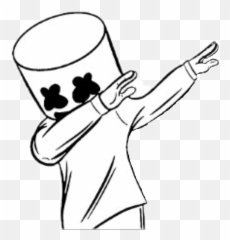 Marshmello Png - Dj Marshmallow Desenho Para Colorir,Marshmello Png
