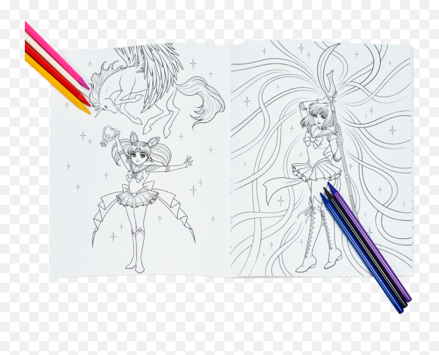 In The Name Of Moon Coloring Book - Jen Bartel Sailor Moon Coloring Book Png,Coloring Book Png