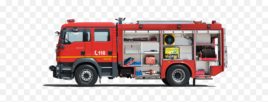 Fire Engine Png - Fire Brigade Firefighter Equipment,Fire Truck Png