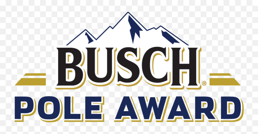 Logo Mountains Nascar Blue Busch Pole - Busch Beer Pole Award Logo Png,Mountains Logo