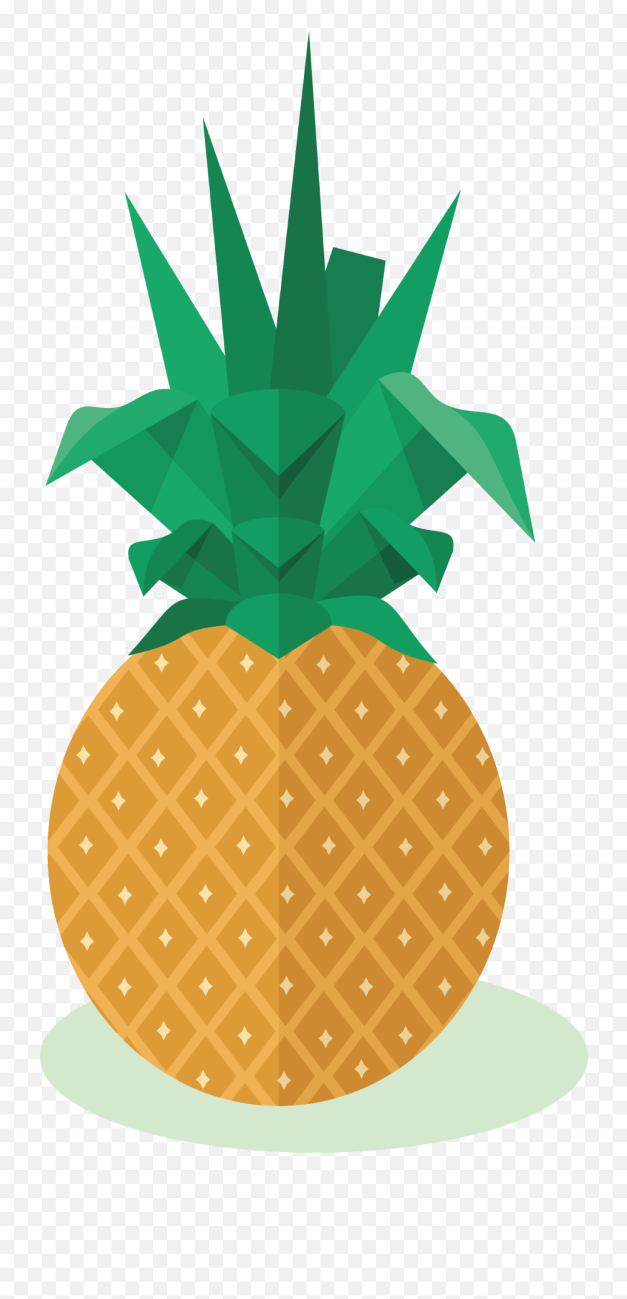 Download Hd Pineapple Fruit Clipart Of - Pineapple Png,Pineapple Cartoon Png