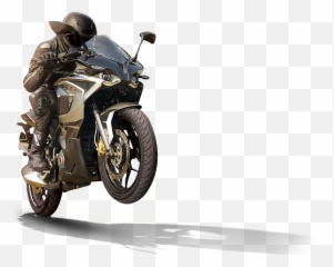 Bajaj Motorcycle With Rider Png - Transparent Motorbike Rider Png,Bike Rider Png