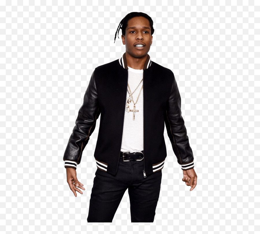 Asap Rocky - Tucked In T Shirt And Jacket Png,Asap Rocky Png