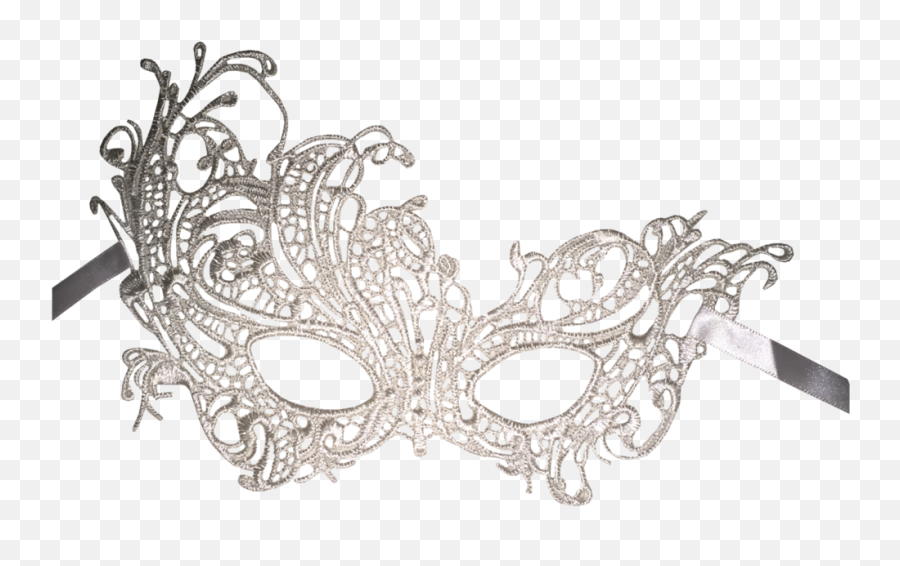 Masquerade Silver Lace Mask Png - Transparent Background Masquerade Mask Vector,Masquerade Png