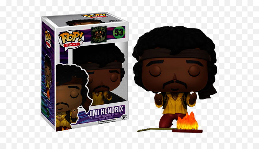 Jimi Hendrix Monterey Funko Pop - Jimi Hendrix Pop Figure Png,Jimi Hendrix Png