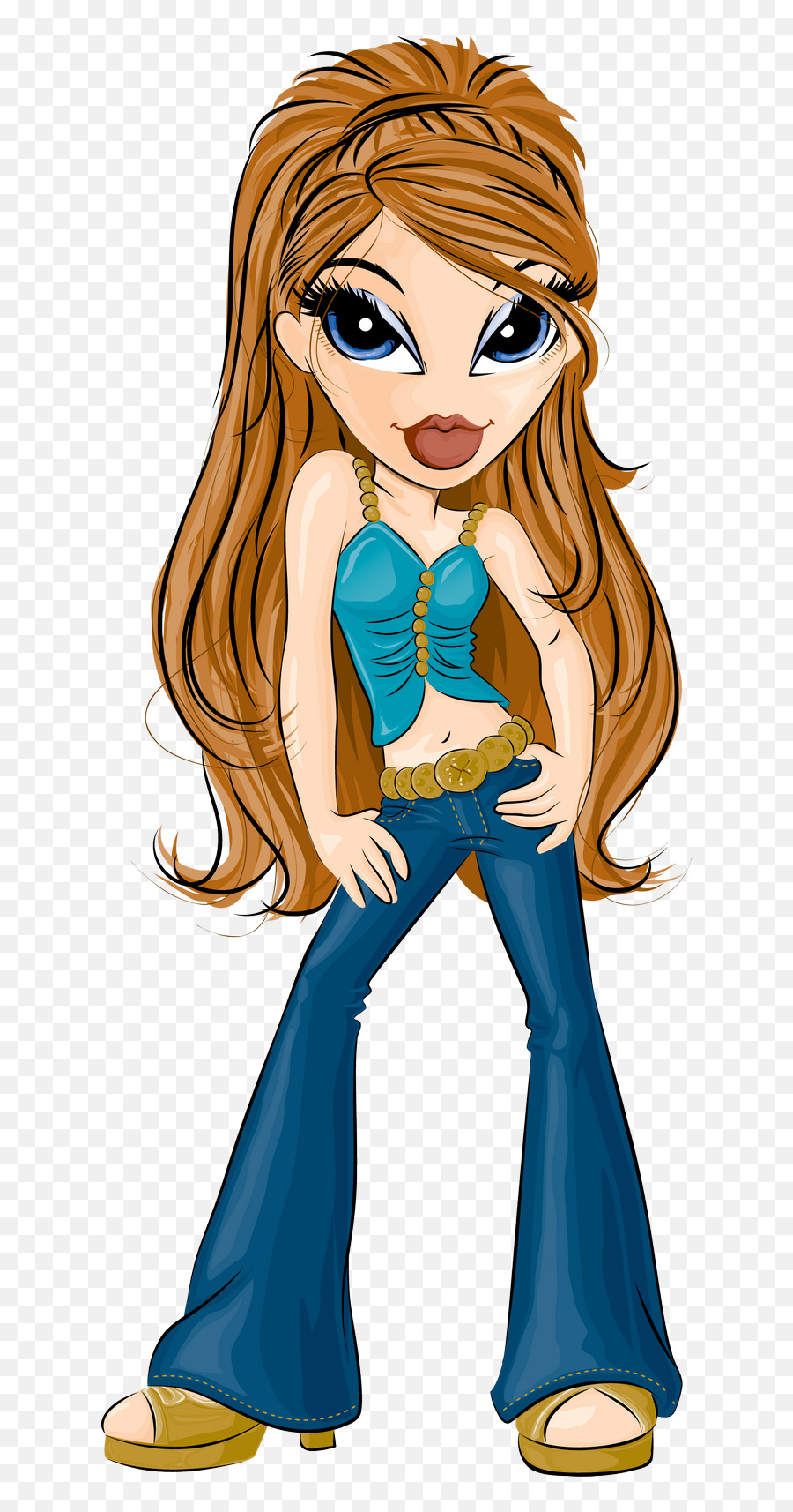 Download Bratz Dolls Png Resimleri - Bratz Vector Full Bratz Doll Png,Bratz Png