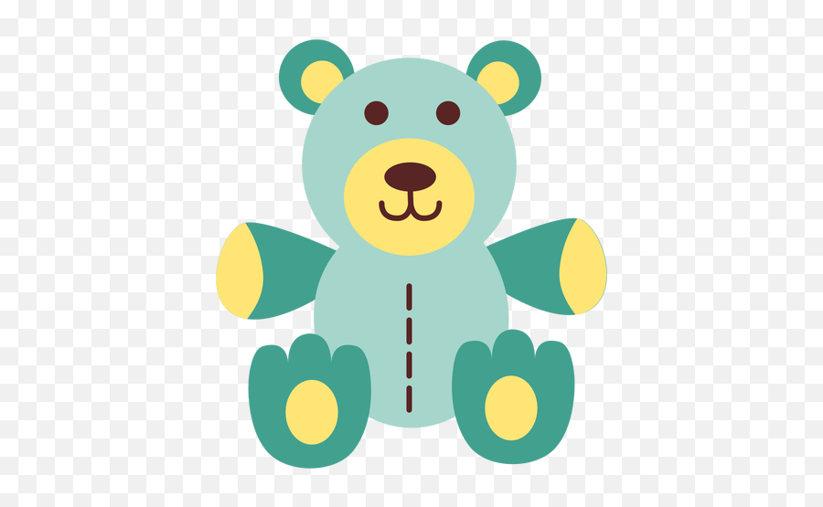 Teddy Bear Flat - Transparent Png U0026 Svg Vector File Teddy Bear,Teddy Bear Transparent