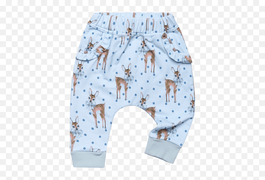 Rock Your Baby Deer Heart Trackpants - Pattern Png,Baby Deer Png