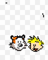 Pixilart - Calvin And Hobbes By Anonymous Dot Png,Calvin And Hobbes Png
