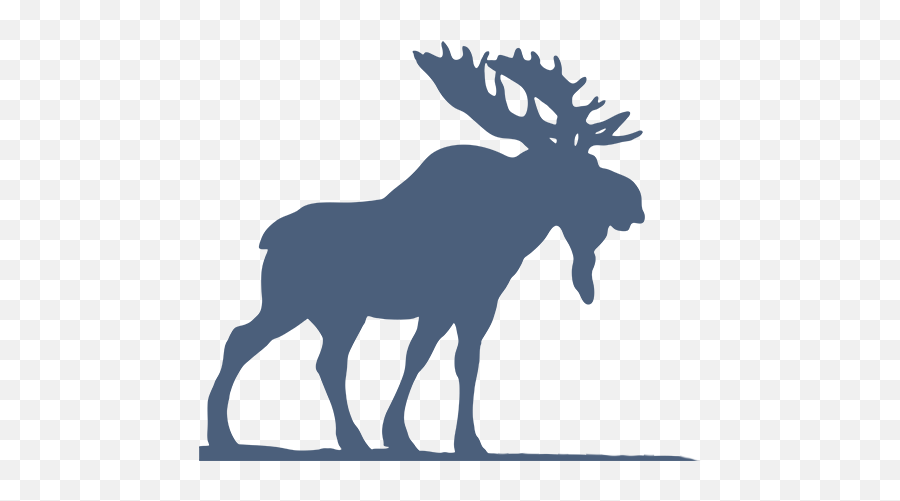 Download Hd Digital Moose - Design Iphone 7 Plus Tough Case Bull Moose Outline Png,Moose Silhouette Png